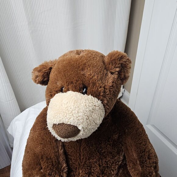 Mary Meyer Little Bit Bigger Plush Dark Chocolate Brown Teddy Bear Brownie 16" - Picture 2 of 7